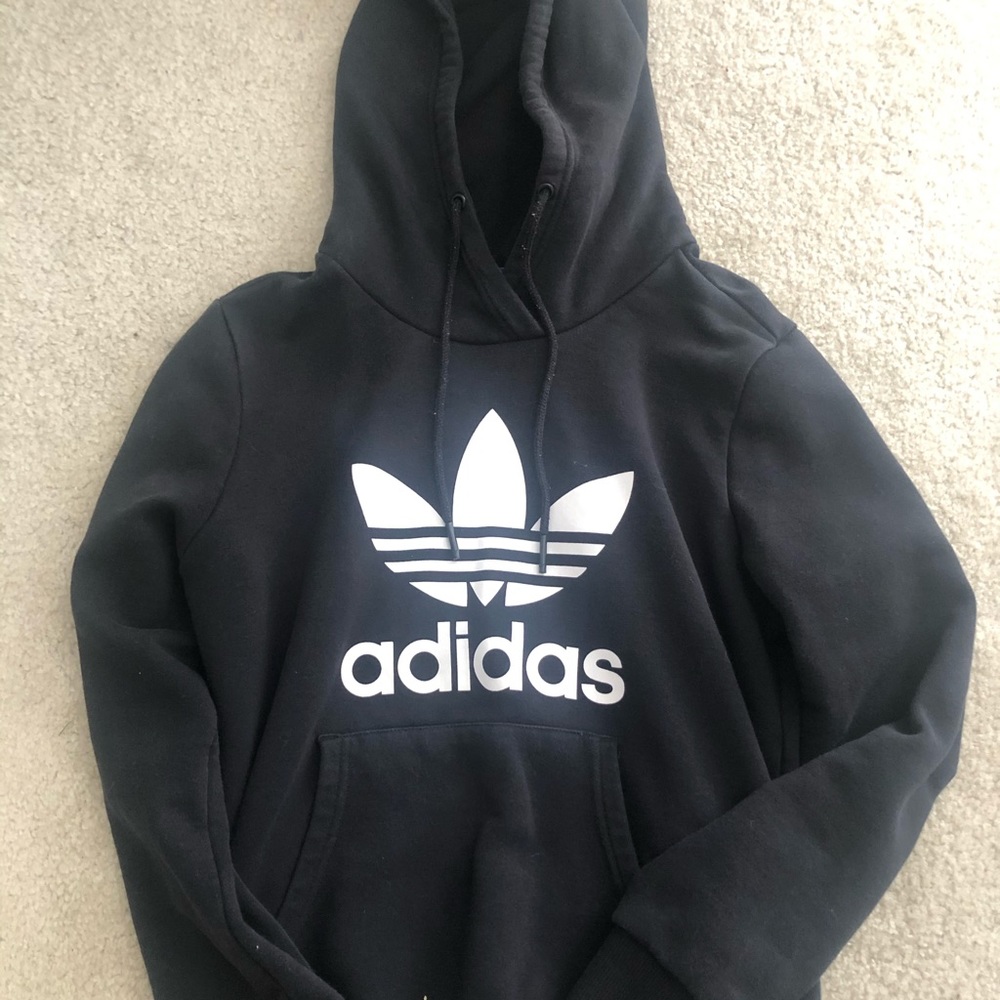black adidas hoodie